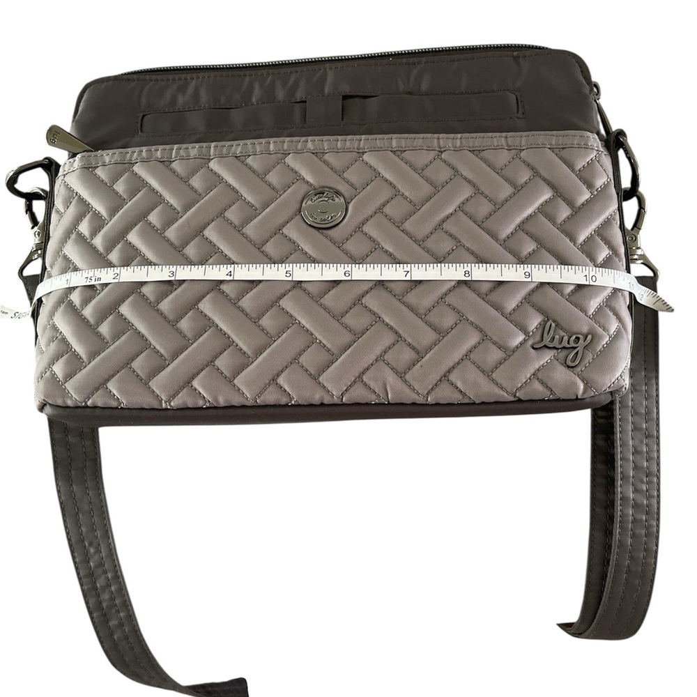 Lug pirouette Gray Quilted women’s crossbody Bag - Picture 7 of 8